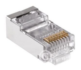 WTYK RJ45 8P8C EKRAN (5 SZTUK) (ZLTEL RJ45-EKR)