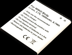 10307 Smartphone battery for WIKO devices, Li-Ion, 1800 mAh