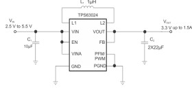 High Efficiency 1.5A Single Inductor Buck-Boost Converter