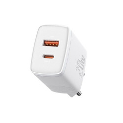 Ładowarka - zasilacz 5V/3A 9V/2A 12/1,5A PD3,0/20W sieciowa USB+USB-C biała BASEUS / CCXJ-B02 72431