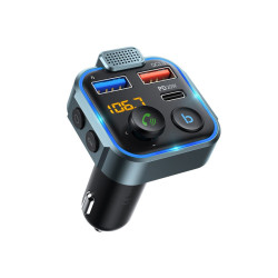 Transmiter FM ECOBOX 12/24 V BLUETOOTH, 2 X USB + PD 20W