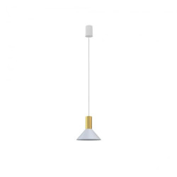 Lampa wisząca HERMANOS A WHITE/SOLID BRASS 8040 Nowodvorski Lighting