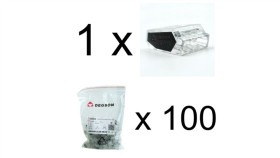 Złączka Do Puszek Instalacyjnych 4X0.5-2.5 Mm2 Vde Dgn 1 Sztuka 100 Sztuk,...