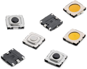 Short-stroke pushbutton, Form A (N/O), 20 mA/15 VDC, unlit , actuator (black), 160 g, J-hook, 431183015816