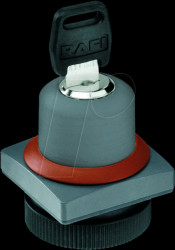 1.30.275.552/0000 FS+ 22 - key-operated switch - square, metal, locking 1x90° + te