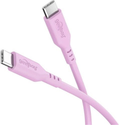 Kabel silikonowy USB-C™, 1,5 m, różowy