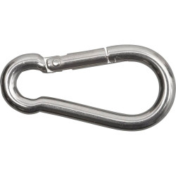 SWG 680 304 008 80 Fire Brigade Spring Hook Stainless Steel A4 80x8mm