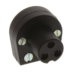 Miniaturowe złącze zasilające Montaż na panelu 250 V AC Bulgin