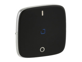 VALENA ALLURE Klawisz czarny wyłącznika 2-biegunowy ze wskaźnikiem/podświetleniem led 755048 LEGRAND