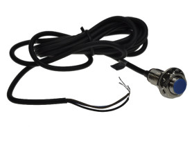 Czujnik; hallotronowy; zbliżeniowy; SM12-31010NB; NPN; NC; fi 12mm; 10mm; 5÷24V; DC; cylindryczny metalowy; zabudowany; z przewo