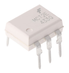 Transoptor MCT2EM z tranzystorem 1-kanałowy DC MDIP 6 onsemi