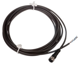 Przewód ze złączem żeńskim M12 4-piny proste z kablem 5m XZCP1141L5
