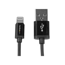 StarTech.com USBLT1MB 1m Black Apple&#xAE; Lightning Connector - USB Cable