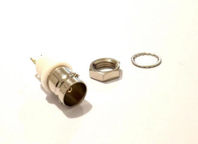 Złącze koncentryczne Montaż na panelu Żeński 50Ω typ złącza Złącze BNC 1GHz Lutowane typ kabla Koncentryczny