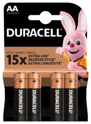 4 x bateria alkaliczna Duracell Duralock Basic CiB LR6 AA (blister)
