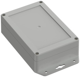 TRU COMPONENTS TC-10860748 Obudowa kołnierza 150 x 100 x 45 poliwęglan szary błyszczący 1 szt.