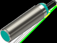Inductive sensor, 3 wire, flush mounting, flush, 1 Form A (N/O), 10 mA, 326161-0048