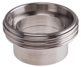 Złączka rurowa ze stali nierdzewnej gwint 1 40.2mm RS PRO Okrągłe Proste Złączka Lut