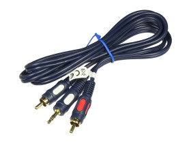 Kabel JACK 3.5 - 2RCA ŁEZKA JKR50 Vitalco 7.5m