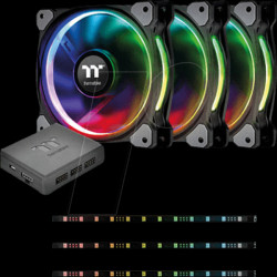 CL-F076-PL12SW-A Thermaltake case fan Riing Plus 12 3x fan, 3x Lumi