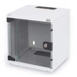 Network kit, 19", 6 U, (H x W x D) 330 x 312 x 300 mm, IP20, light gray, DN-10-SET-1