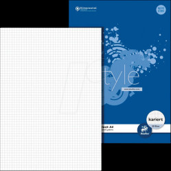 608742020 A4 notepad, grid, 50 sheets