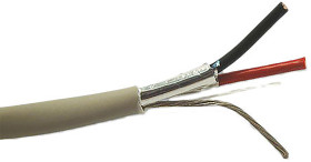 Control Cable liczba żył 2 0.33 mm² Ekranowany Belden 2.8 A średnica zew 3.3mm Szary