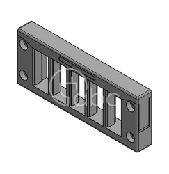Rama przepustowa do szybkiego montażu KEL-QUICK 24, na 10 modułów QT małych,...