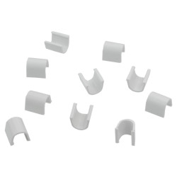10szt Złączka prosta do rynienek ochronnych na kable blister Cablefix 2200 biały 5,5x5mm Inofix 3201-2
