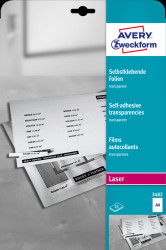 3482 Film A4 / self-adhesive / transparent / 25 sheets