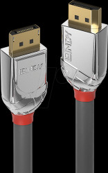 36304 DisplayPort 1.2 cable, 4K, 60 Hz, 5.0 m
