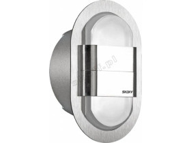 Oprawa ścienna KINKIET DUO RUEDA LED Light 10 V DC 1,6 W IP 20 niebieski szlif Inox