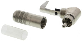 Wtyczka RCA Montaż na kablu Męski Lutowane, styki niklowane 6A Switchcraft