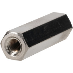 R-TECH 524426 Hex Threaded F-F Spacers Brass M4 25mm - Pack Of 25