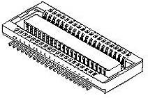 Molex 547220504 Obudowa złącza pin żeńskiego na PCB, 1 szt.