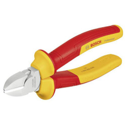 Bosch 1600A02ND9 VDE Side Cutter 160mm Chrome Vanadium Ergonomic Grip.