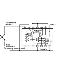Type K Thermocouple Amplifier with Cold Junction Compensation