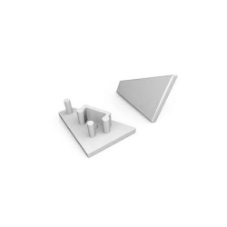 Zaślepka Corner10 srebrna GEN2 PRAWA bez otworu 83990040P /1szt/