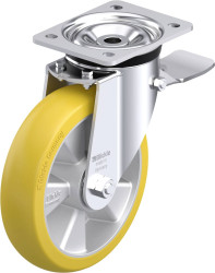Blickle 881120 LK-ALTH 200K-ST-CO Rolka obrotowa z blachy stalowej Średnica koła: 200 mm Maksymalne obciążenie: 600 kg 1
