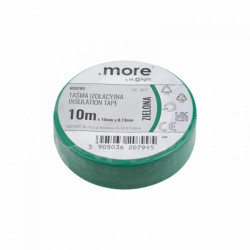 Taśma izolacyjna 15mm x 0,13mm ZIELONA 10m 1szt.