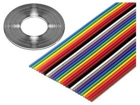 3302/25SF (100FT) Przewód: wstążkowy 25x28AWG 1,27mm linka Cu nieekranowany PVC