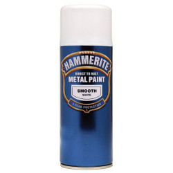 Hammerite 5084782 Direct to Rust Smooth Finish Aerosol White 400ml