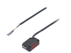 Czujnik fotoelektryczny o zasięgu 100÷4000mm PNP Uzas 12÷24VDC E3Z-R81 2M