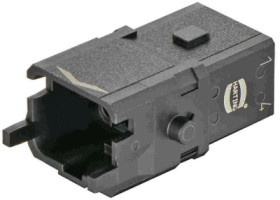 Pin contact insert, 1A, 5 pole, crimp connection, with PE contact, 09100053006