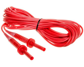 Przewód pomiarowy 10m czerwony 5kV /wtyki bananowe/ WAPRZ010REBB5K