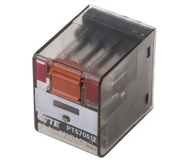 Przekaźnik mocy 12V ac 4PDT TE Connectivity, montaż PCB 48Ω Szybkie łączenie