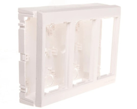 Simon Connect Obudowa CIMA PRO natynkowa potrójna 6xK45 czysta biel SBC350/9