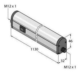 Oświetlenie LED Turck WLB32C1130PBQ biały 2400 lm (D x S) 1166 mm x 32 mm 1 szt.