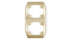 Trend Ramka Pionowa Podwójna Złoty 6Rv-2