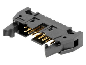 Gniazdo IDC męskie 16-pin proste z wyrzutnikiem THT złocony 5499910-3